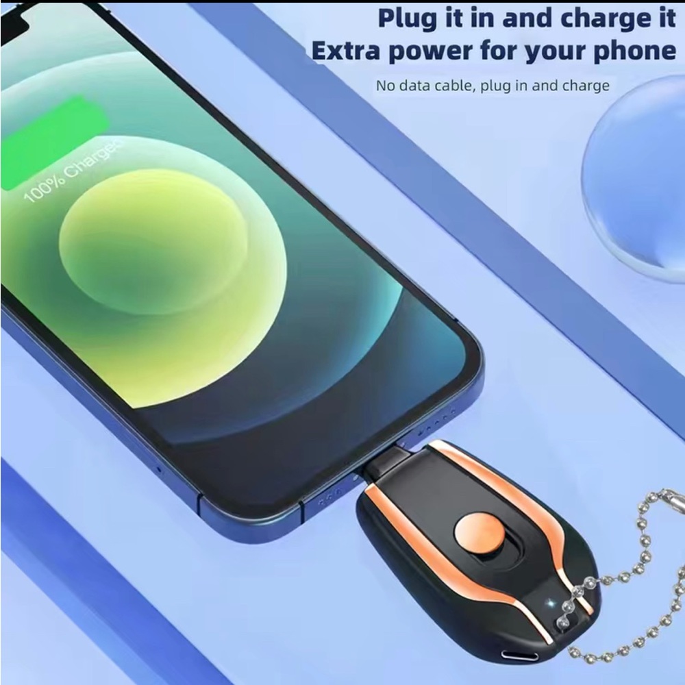 Portable key chain charger